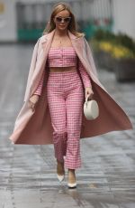 AMANDA HOLDEN Arrives at Heart Radio Studios in London 03/03/2021
