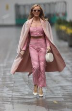 AMANDA HOLDEN Arrives at Heart Radio Studios in London 03/03/2021