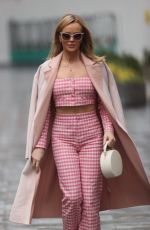 AMANDA HOLDEN Arrives at Heart Radio Studios in London 03/03/2021