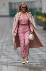 AMANDA HOLDEN Arrives at Heart Radio Studios in London 03/03/2021