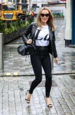 AMANDA HOLDEN Arrives the Global Radio in London 03/10/2021