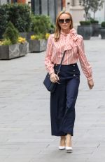AMANDA HOLDEN at Heart FM Show in London 03/08/2021
