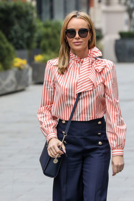 AMANDA HOLDEN at Heart FM Show in London 03/08/2021