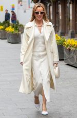 AMANDA HOLDEN Leaves Global Studios in London 03/18/2021