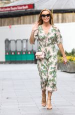 AMANDA HOLDEN Leaves Heart FM Show in London 03/31/2021