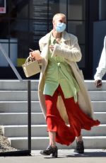 AMBER ROSE Leaves UTA Artist Space in Beverly Hills 03/14/2021