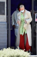 AMBER ROSE Leaves UTA Artist Space in Beverly Hills 03/14/2021