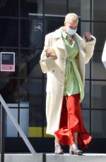 AMBER ROSE Leaves UTA Artist Space in Beverly Hills 03/14/2021