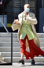 AMBER ROSE Leaves UTA Artist Space in Beverly Hills 03/14/2021