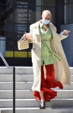 AMBER ROSE Leaves UTA Artist Space in Beverly Hills 03/14/2021
