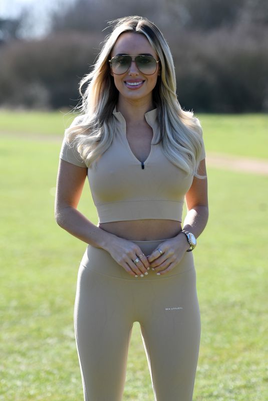 AMBER TURNER on the Set of The Only Way is Essex 03/09/2021