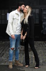 AMBER TURNER on the Set of TOWIE in Brentwood 03/07/2021