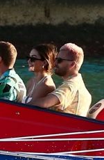 AMELIA HAMLIN and Scott Disick at a Boat in Miami Bay 03/01/2021
