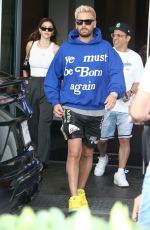 AMELIA HAMLIN and Scott Disick Leaves Their Hotel in Miami 03/03/2021
