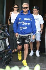AMELIA HAMLIN and Scott Disick Leaves Their Hotel in Miami 03/03/2021