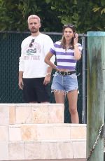AMELIA HAMLIN and Scott Disick Out in Miami 03/02/2021
