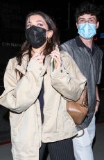 AMELIE ZILBER at BOA Steakhouse in West Hollywood 03/27/2021