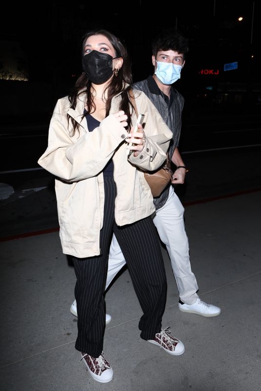 AMELIE ZILBER at BOA Steakhouse in West Hollywood 03/27/2021