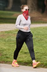 AMY ADAMS Out at Griffith Park in Los Angeles 03/24/2021