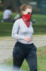 AMY ADAMS Out at Griffith Park in Los Angeles 03/24/2021