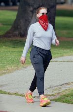 AMY ADAMS Out at Griffith Park in Los Angeles 03/24/2021