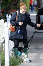 AMY ADAMS Out wtih Her Dogs in Los Angeles 03/10/2021