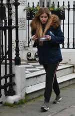 AMY HART Leaves a Family Planning Clinic in London 03/18/2021