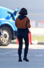 ANA DE ARMAS on the Set of The Gray Man in Los Angeles 03/24/2021