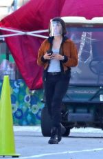 ANA DE ARMAS on the Set of The Gray Man in Los Angeles 03/24/2021