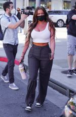 ANASTASIA KARANIKOLAOU at Croft Alley in Beverly Hills 02/24/2021
