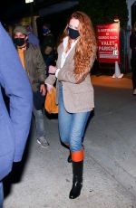 ANNA OSCEOLA Leaves Grammy Afterparty at Giorgio Baldi in Santa Monica 03/15/2021