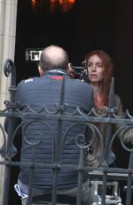 ANNABELLE WALLIS on the Set of The Silence Of Mercy in Dublin 03/03/2021