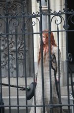 ANNABELLE WALLIS on the Set of The Silence Of Mercy in Dublin 03/03/2021