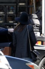 ANNE HATHAWAY Arrives at Milk Studios in Hollywood 03/12/2021