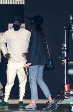 ANNE HATHAWAY Arrives at Milk Studios in Hollywood 03/12/2021