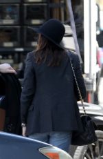 ANNE HATHAWAY Arrives at Milk Studios in Hollywood 03/12/2021