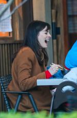 ANNE HATHAWAY Out for Dinner in Los Angeles 03/17/2021