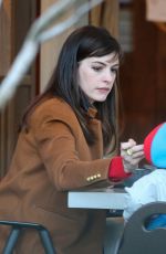 ANNE HATHAWAY Out for Dinner in Los Angeles 03/17/2021
