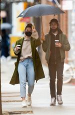 ANNIE MURPHY Out with a Friend in New York 03/28/2021