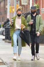 ANNIE MURPHY Out with a Friend in New York 03/28/2021