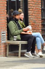 ANNIE MURPHY Out with a Friend in New York 03/28/2021