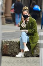 ANNIE MURPHY Out with a Friend in New York 03/28/2021