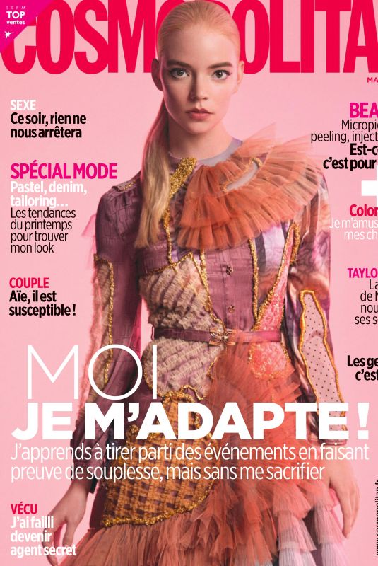 ANYA TAYLOR-JOY in Cosmopolitan Magazine, France March 2021