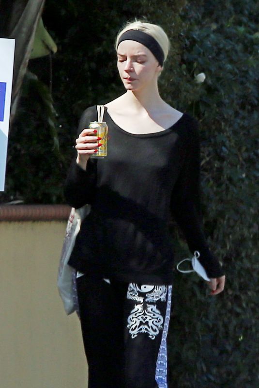 ANYA TAYLOR JOY Out and About in Los Angeles 03/01/2021