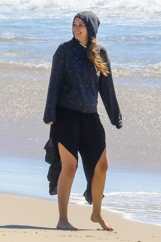 APRIL LOVE GEARY Out at a Beach in Malibu 03/05/2021