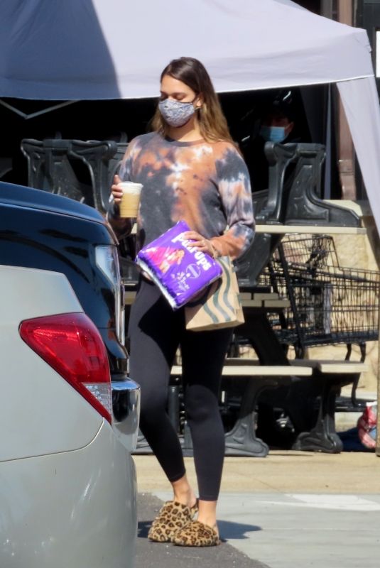 APRIL LOVE GEARY Out for Coffee in Malibu 02/28/2021