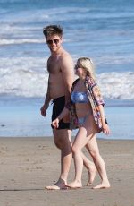 ARIEL WINTER Out at a Beach in Santa Barbara 02/27/2021