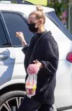 ASHLEE SIMPSON at Menchie;s in Los Angeles 03/16/2021