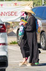 ASHLEE SIMPSON Out in Los Angeles 03/01/2021
