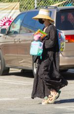 ASHLEE SIMPSON Out in Los Angeles 03/01/2021